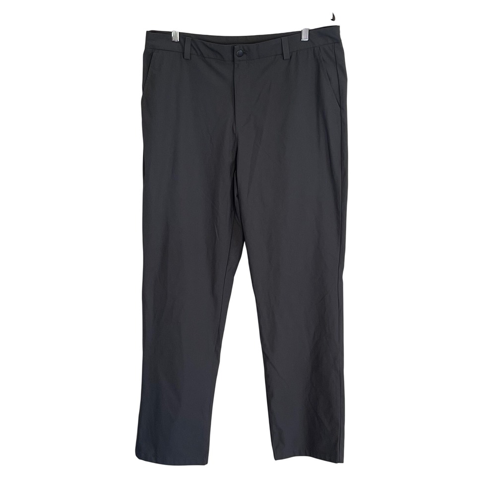 Willit Mens Performance Golf Pants 36x32 Dark Gray Straight Leg Travel‎ Trousers